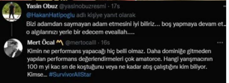 hakan hatipoglu nun sozleri 2022 survivor all star oncesi yasin obuz mert ocal ve furkan kizilay in tepkilerine neden oldu